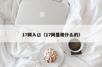 17网入口（17网是做什么的）